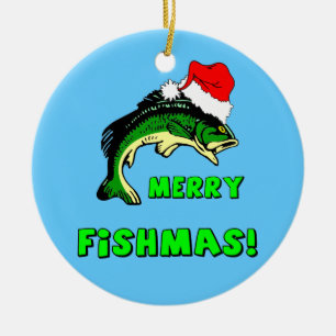 Grappig vissen keramisch ornament