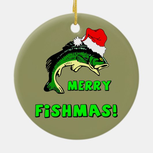 Grappig vissen keramisch ornament (Achterkant)