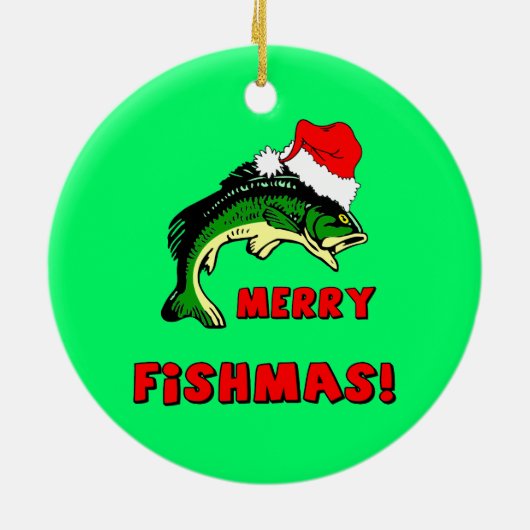 Grappig vissen keramisch ornament (Achterkant)