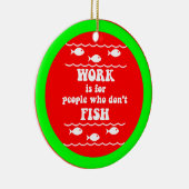 Grappig vissen keramisch ornament (Rechts)