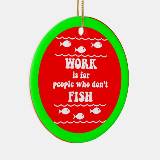 Grappig vissen keramisch ornament (Rechts)