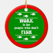 Grappig vissen keramisch ornament (Achterkant)