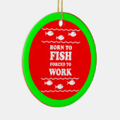 Grappig vissen keramisch ornament (Rechts)