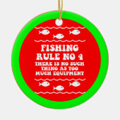 Grappig vissen keramisch ornament (Voorkant)