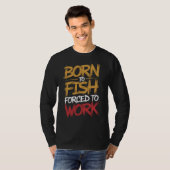 Grappig Vissen Lange Mouwen T-shirt (Voorkant volledig)