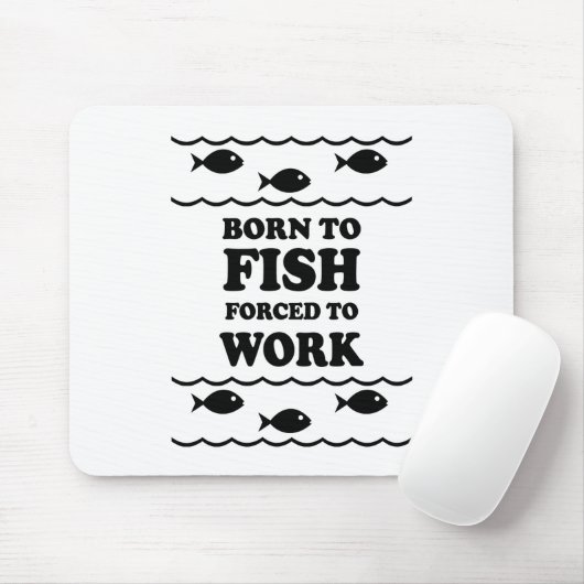 Grappig vissen muismat (Met muis)