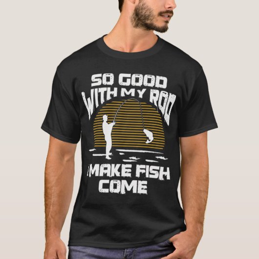 Grappig Vissen Ontwerp voor Mannen T-shirt (Voorkant)