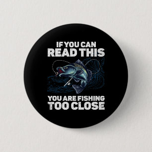 Grappig Vissen Ontwerp Voor Mannen Vrouwen Kindere Ronde Button 5,7 Cm