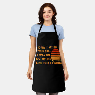 Grappig vissen schort