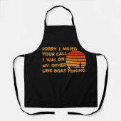 Grappig vissen schort (Voorkant)