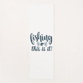 Grappig Vissen Shirt met slogan Yogamat