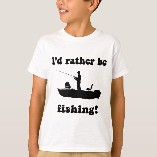 Grappig vissen t-shirt (Voorkant)