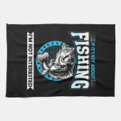 Grappig vissen theedoek (Horizontaal)