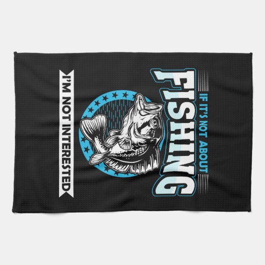 Grappig vissen theedoek (Horizontaal)