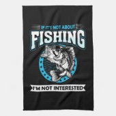 Grappig vissen theedoek (Verticaal)