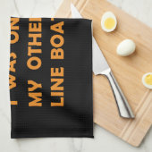 Grappig vissen theedoek (Quarter Fold)