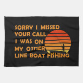 Grappig vissen theedoek (Horizontaal)