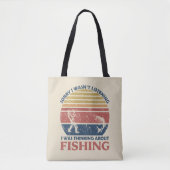 Grappig vissen tote bag (Voorkant)