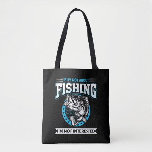 Grappig vissen tote bag (Voorkant)