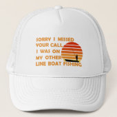 Grappig vissen trucker pet (Voorkant)