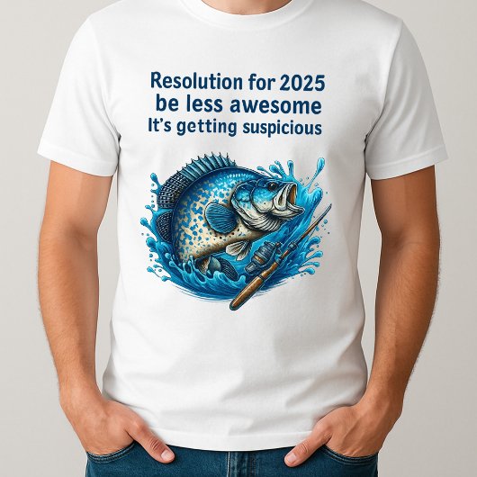 Grappig vissen van Reel Cool Pap T-shirt