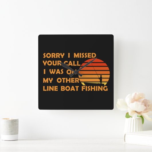 Grappig vissen vierkante klok (Huis)