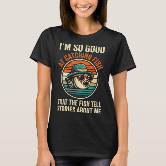 Grappig Vissend Vis Visser B gr T-shirt (Voorkant)