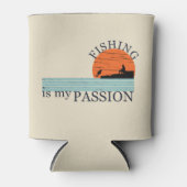 Grappig visserij gezegde blikjeskoeler (Voorkant)