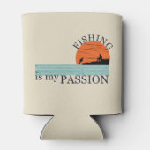 Grappig visserij gezegde blikjeskoeler (Achterkant)