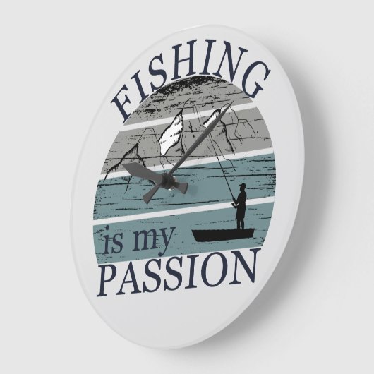 Grappig visserij gezegde grote klok (Hoek)