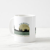 Grappig visserij gezegde koffiemok (Voorkant links)