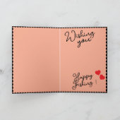 Grappig visserijthema  kaart (Binnen)