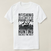 Grappig Vist de meeste van mijn problemen op T-Shi T-shirt (Design voorkant)