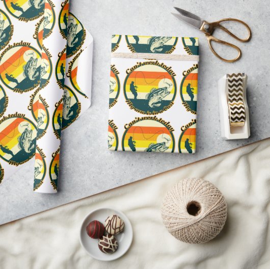 Grappig Vist kan niet werken vandaag mijn arm in e Cadeaupapier (Crafts)