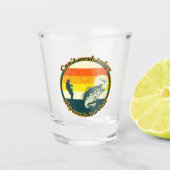 Grappig Vist kan niet werken vandaag mijn arm in e Shot Glas (Voorkant)