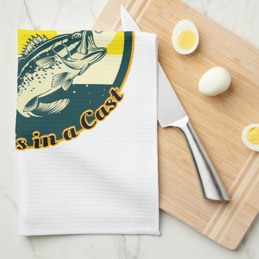 Grappig Vist kan niet werken vandaag mijn arm in e Theedoek (Quarter Fold)