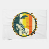 Grappig Vist kan niet werken vandaag mijn arm in e Theedoek (Horizontaal)