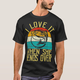  grappig Vist Lover - ik hou ervan als ze B T-shirt