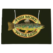 Grappig Vist Woorden voor een vissers Groot Cadeauzakje (Voorkant)