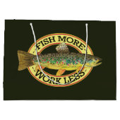 Grappig Vist Woorden voor een vissers Groot Cadeauzakje (Achterkant)