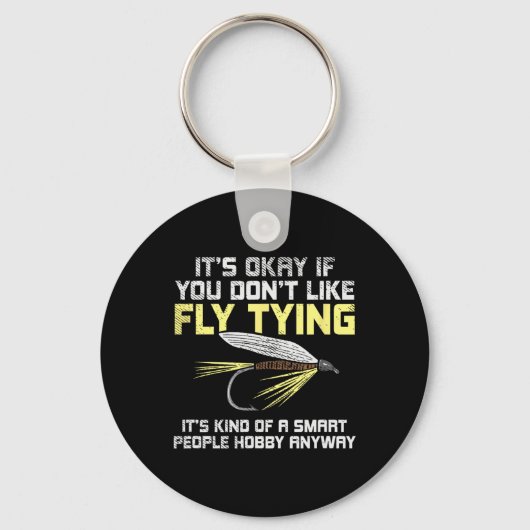 Grappig Viste Vliegende Visgift Sleutelhanger (Voorkant)