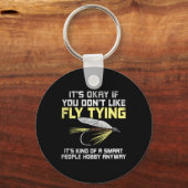 Grappig Viste Vliegende Visgift Sleutelhanger (Voorkant)