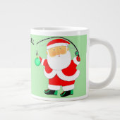 Grappig visvakantiegeschenk grote koffiekop (Rechts)