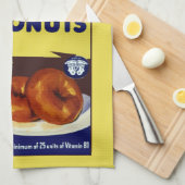 Grappig "Vitamin Donuts" Advertentie Theedoek (Quarter Fold)