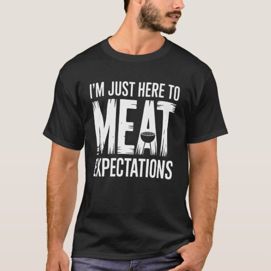Grappig Vlees BBQ Pitmaster Barbecue T-shirt (Voorkant)