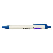 Grappig vliegend potlood zwarte inkt pen (Bovenkant)