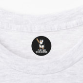 Grappig Vliegloze Vogel Pinguïn Ontwerp Labels (Aangebracht)