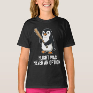 Grappig Vliegloze Vogel Pinguïn Ontwerp T-shirt