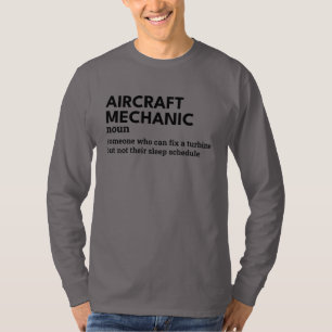 Grappig Vliegtuig Mechanische Definitie - Luchtvaa T-shirt