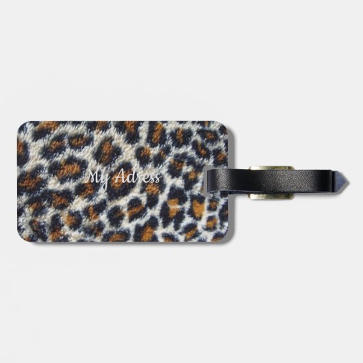 grappig, vloeiend papier, origineel bagagelabel (Achterkant horizontaal)